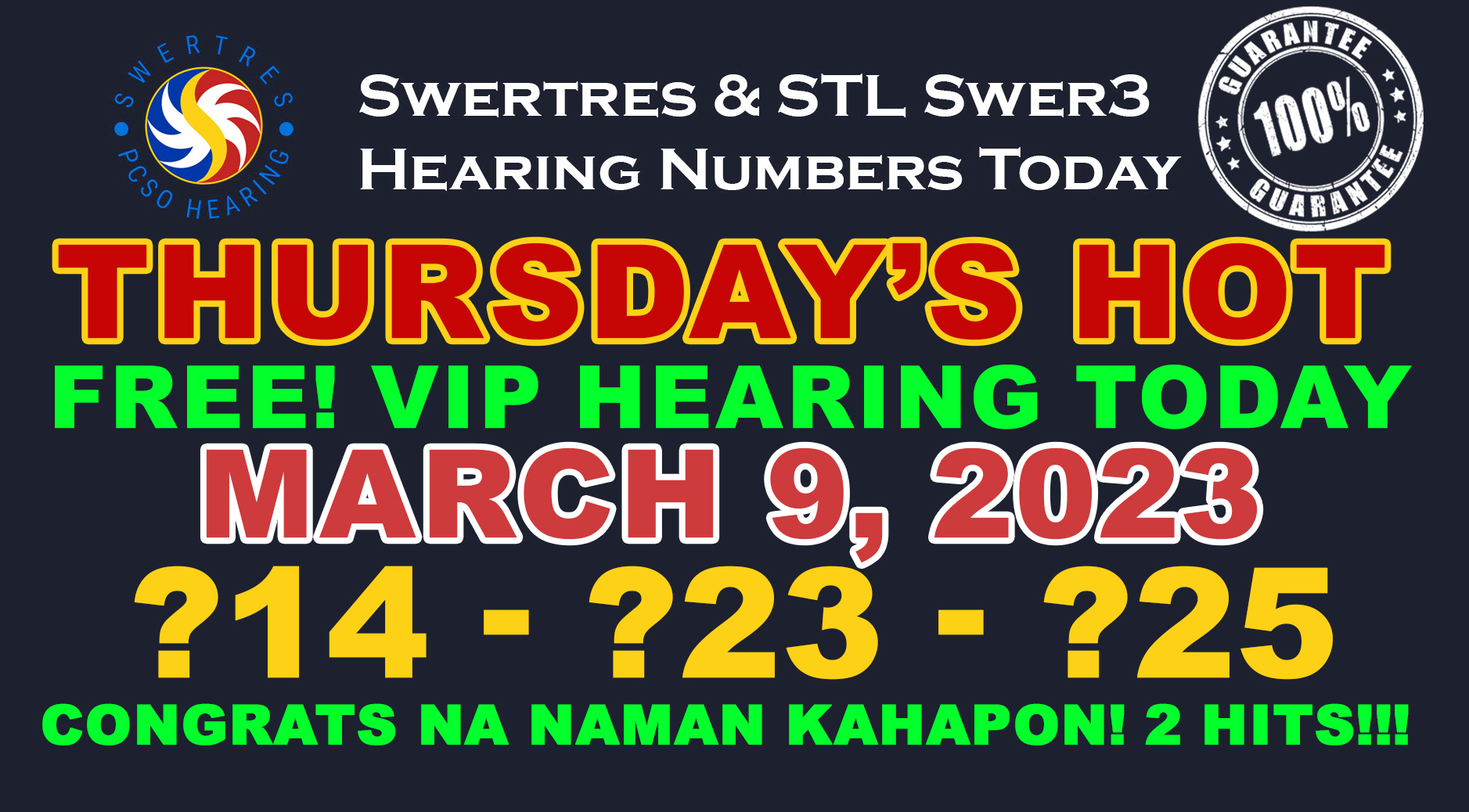 March 9 2023 free vip stl and swertres hearing tips and guides today